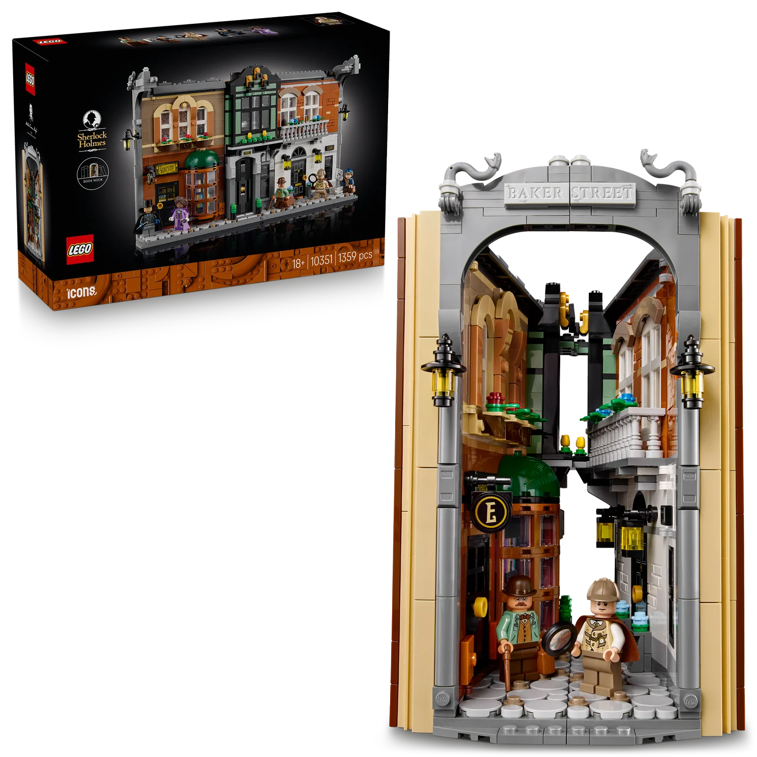 LEGO® ICONS Sherlock Holmes: Book Nook