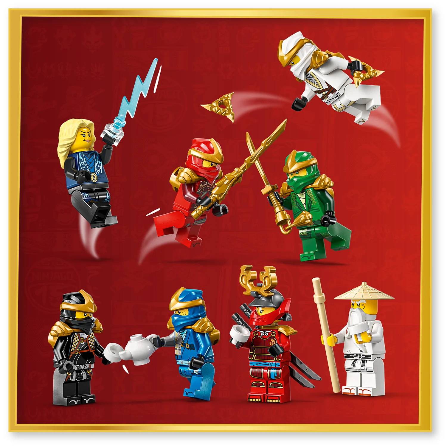 LEGO® NINJAGO® Ninja Character Display 15th Anniversary