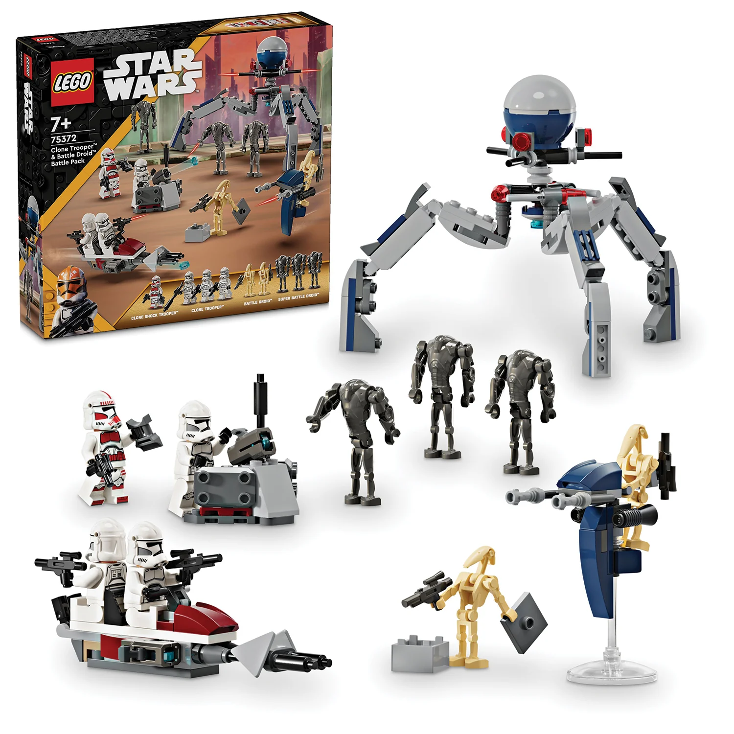 LEGO® Star Wars™ Clone Trooper™ & Battle Droid™ Battle Pack
