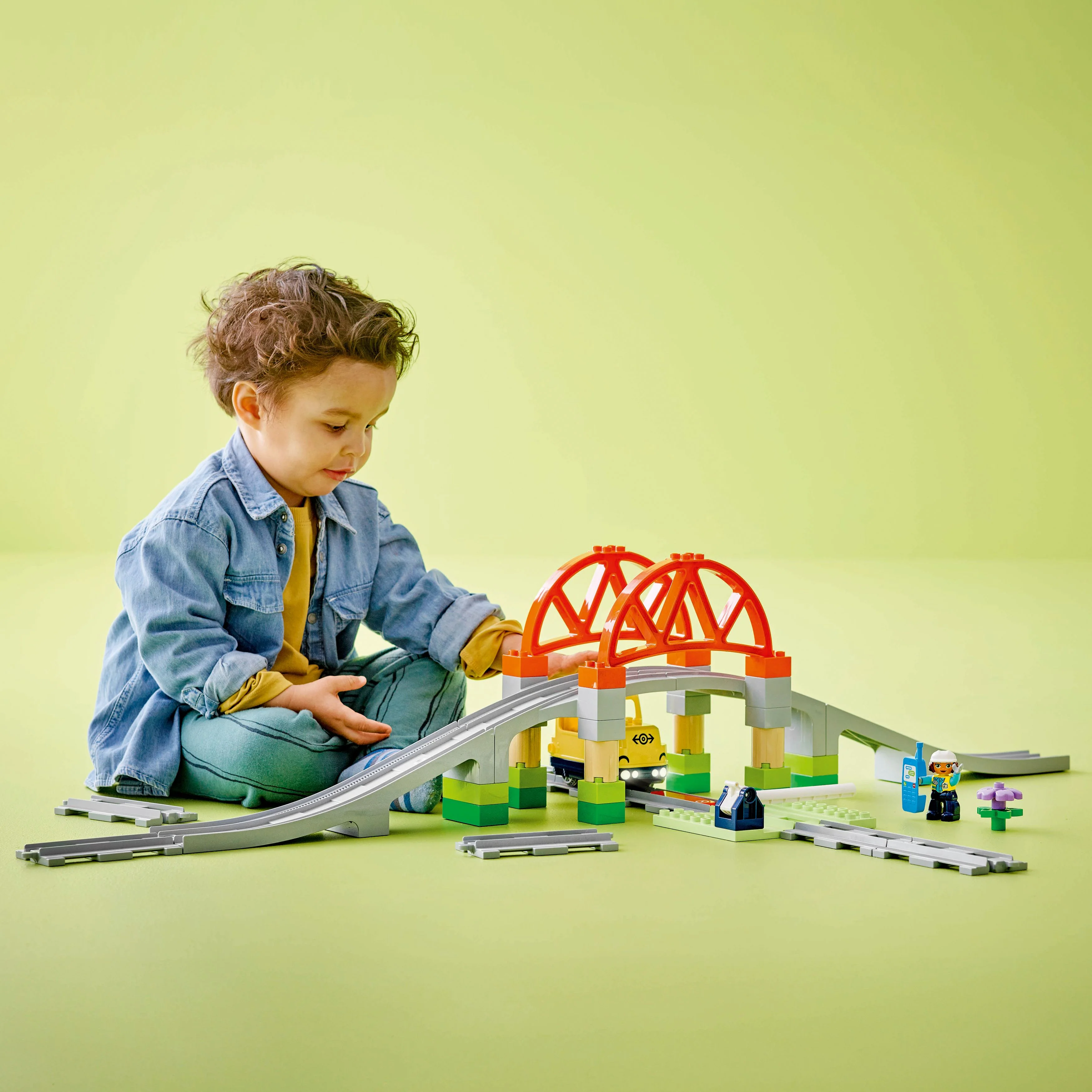 LEGO® DUPLO™ Train Bridge and Tracks Expansion Set