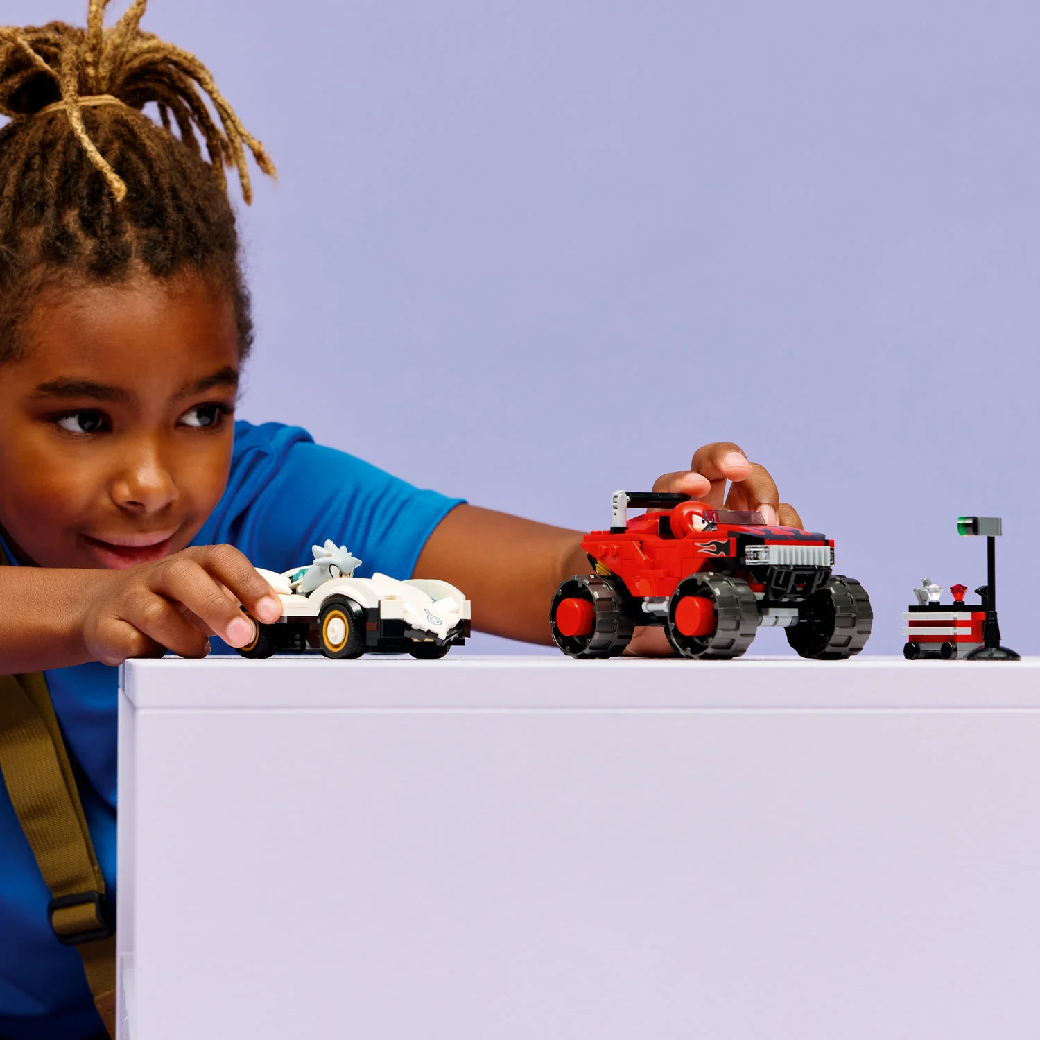 LEGO® Sonic the Hedgehog™ Silver’s Car vs. Knuckles’ Monster Truck