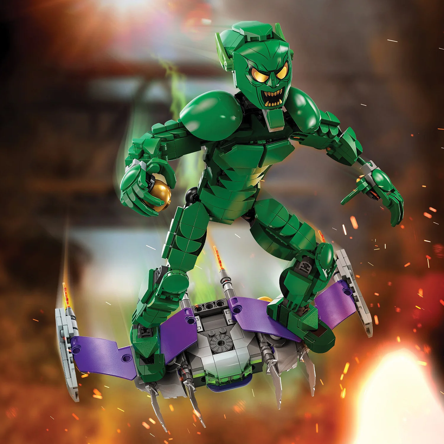 LEGO® Marvel Green Goblin Construction Figure