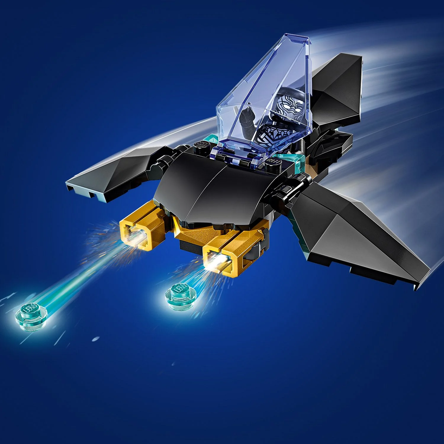 LEGO® Marvel Iron Man Car & Black Panther vs. Red Hulk