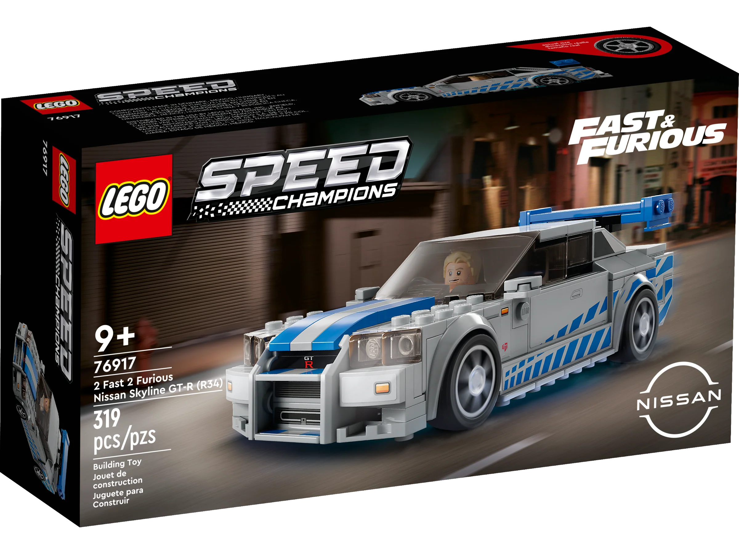 LEGO® Speed Champions Nissan Skyline GT-R (R34)