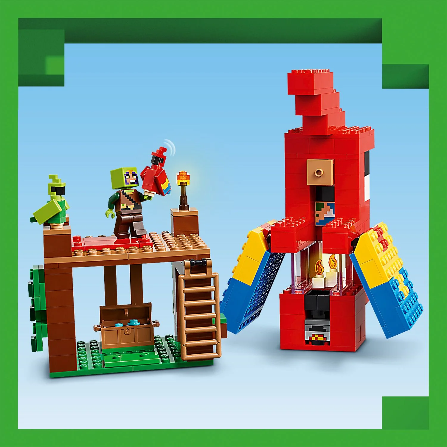 LEGO® Minecraft® The Parrot Houses