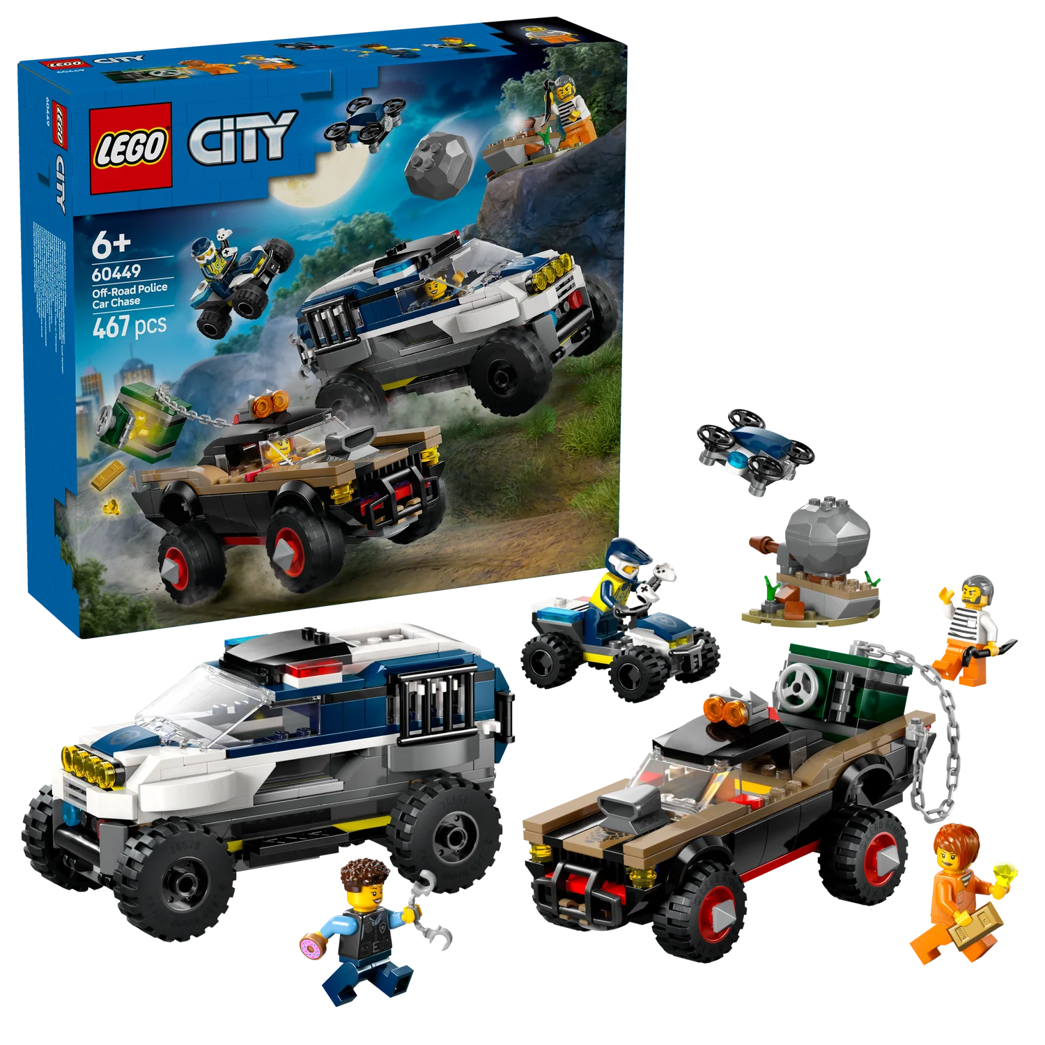 LEGO® City Off-Road Police Car Chase