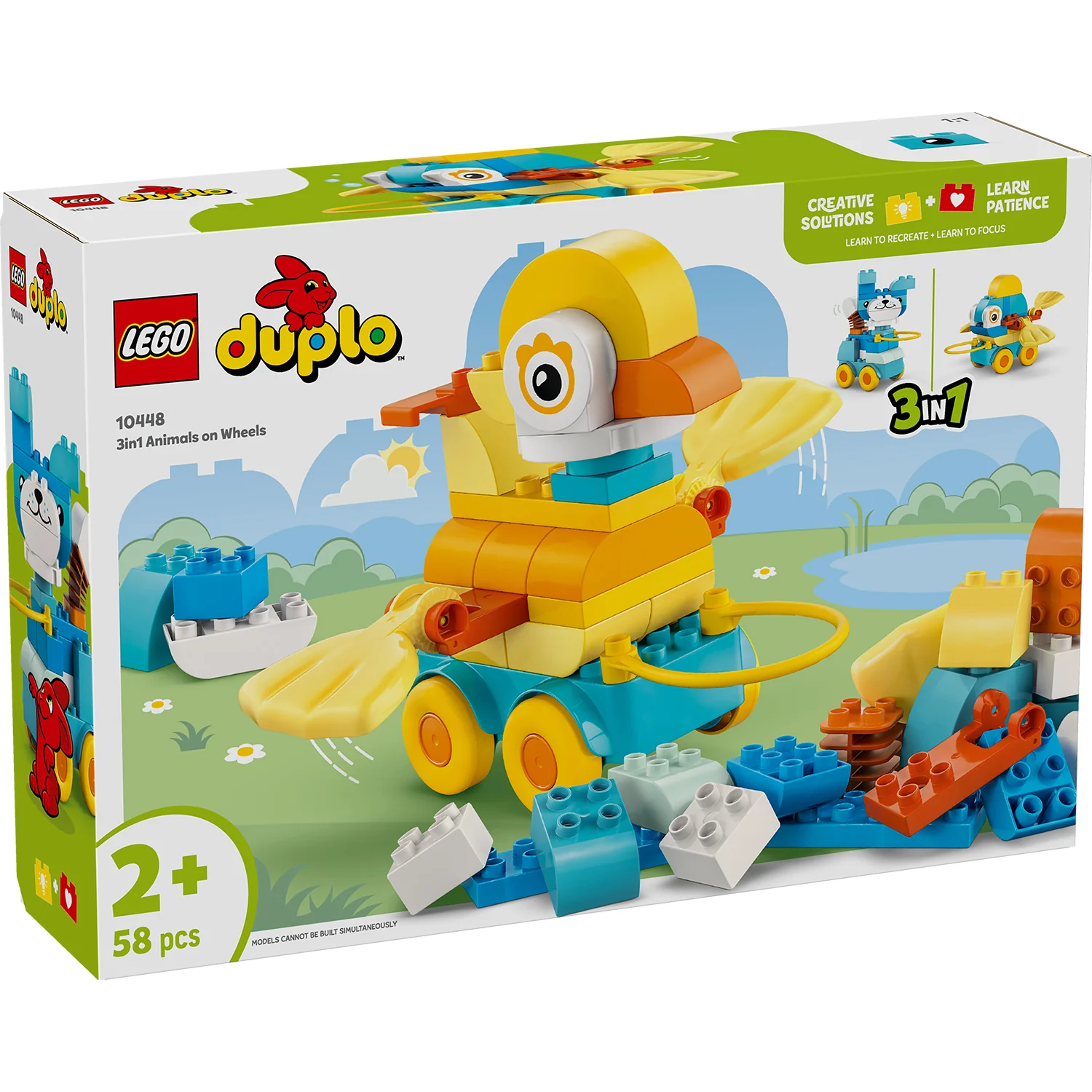 LEGO® DUPLO™ 3in1 Animals on Wheels