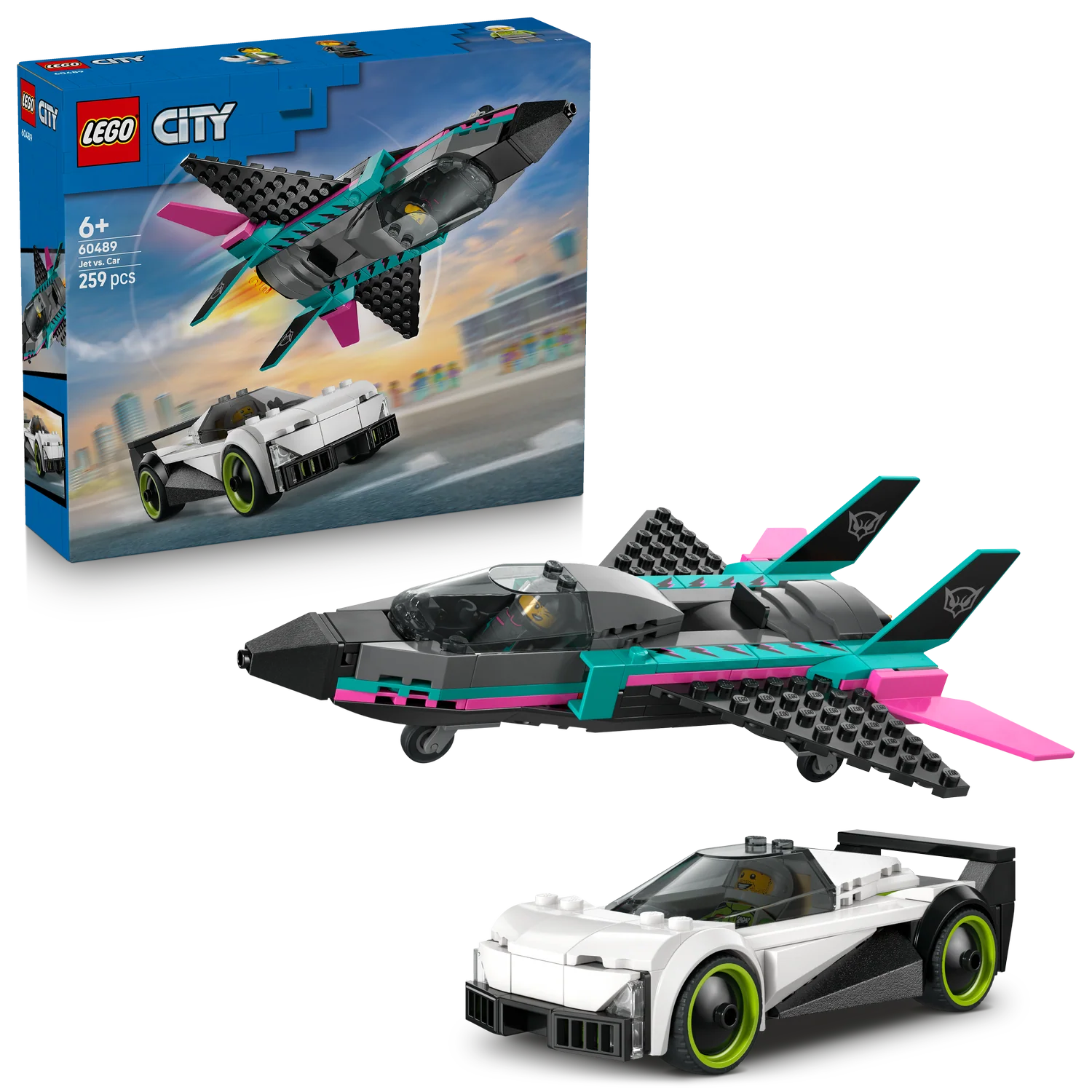 LEGO® City Jet vs. Car
