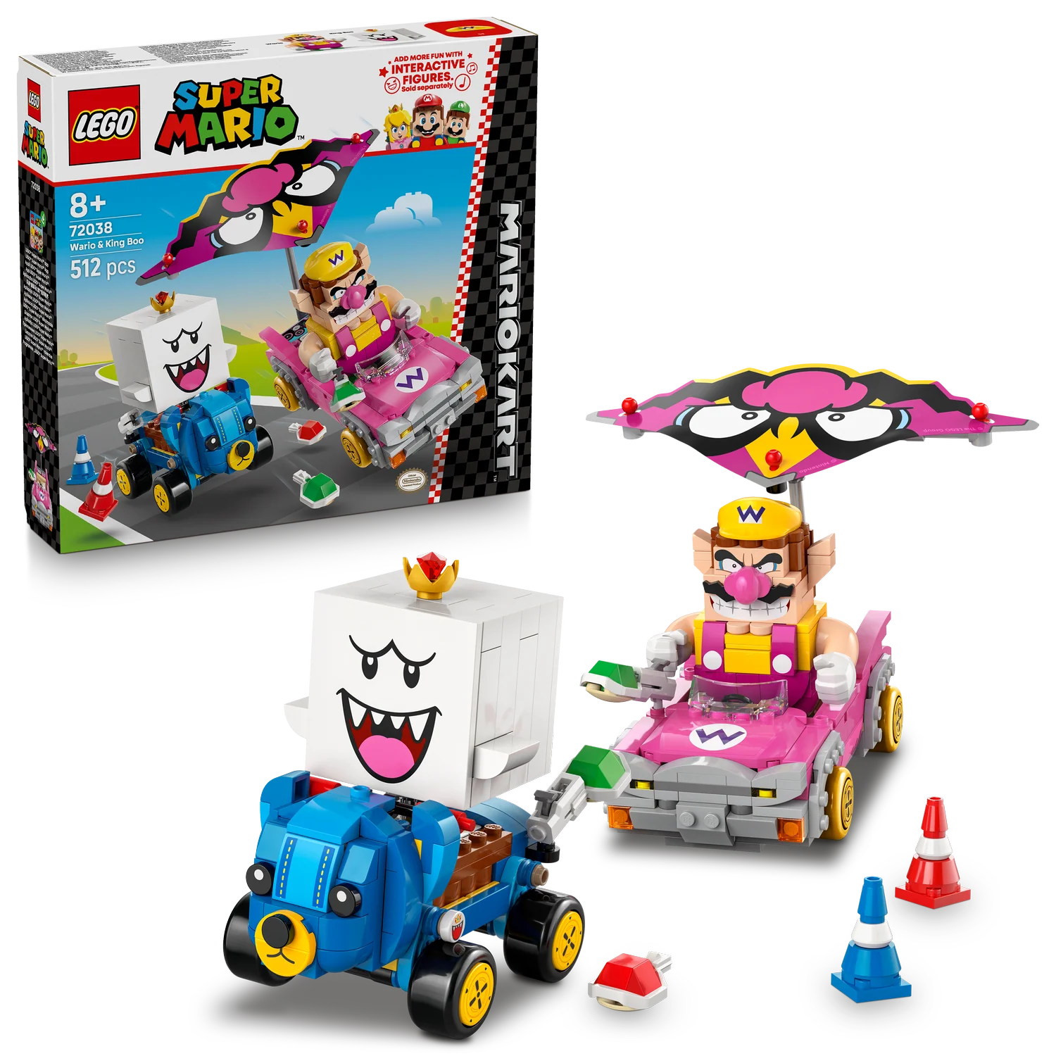 LEGO® Super Mario™ Mario Kart™ – Wario & King Boo
