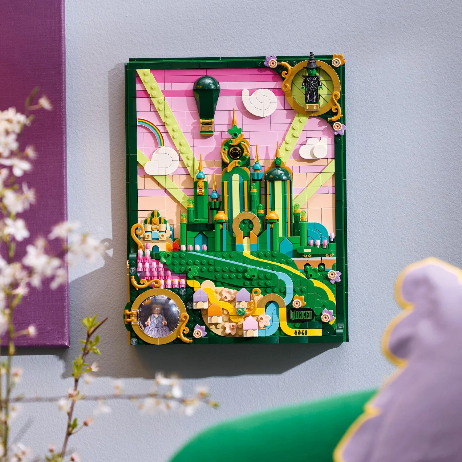 LEGO® Wicked Emerald City Wall Art