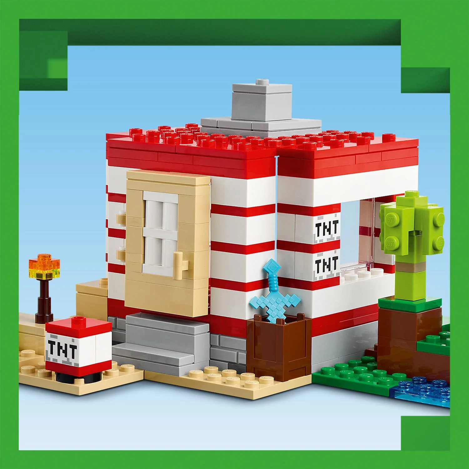 LEGO® Minecraft® The TNT Jungle House