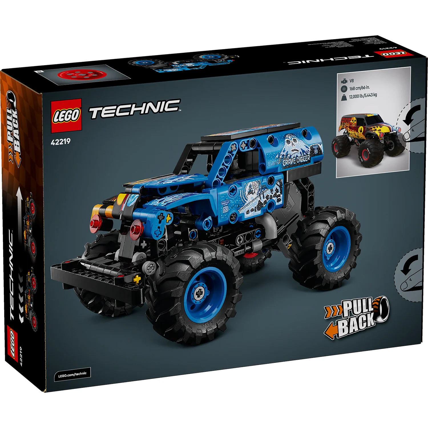 LEGO® Technic Monster Jam™ Grave Digger™ Fire and Ice
