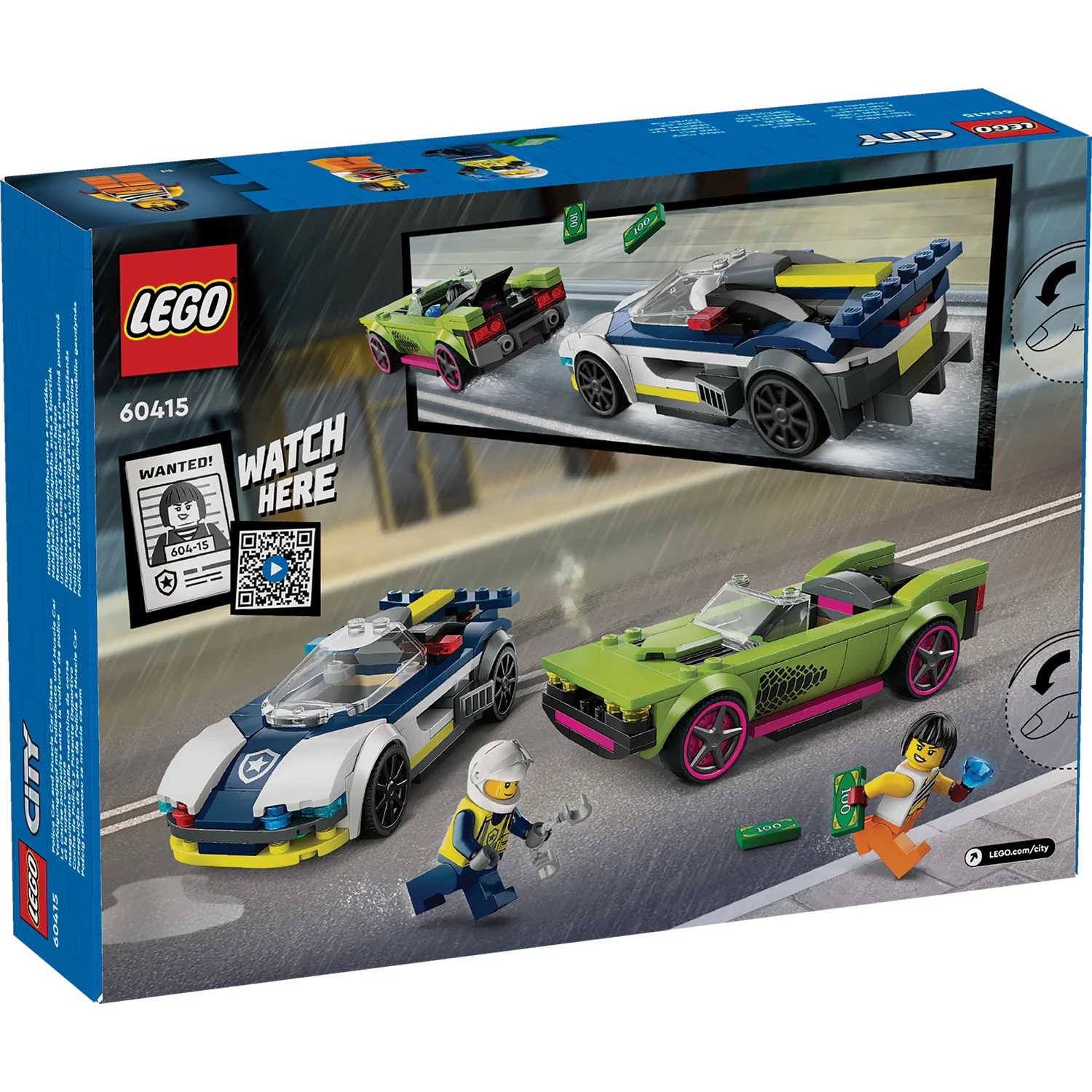 LEGO® City Police Car and Muscle Car Chase