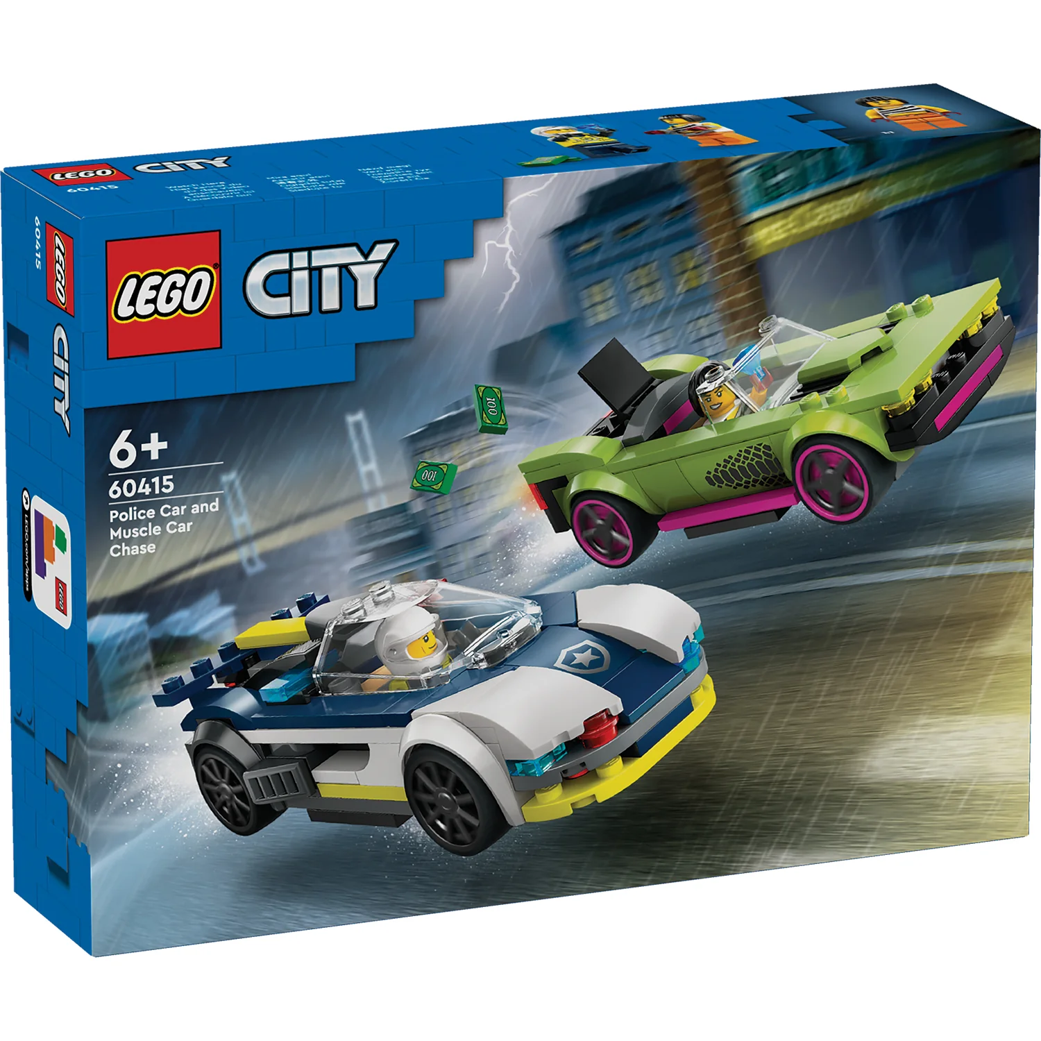 LEGO® City Police Car and Muscle Car Chase