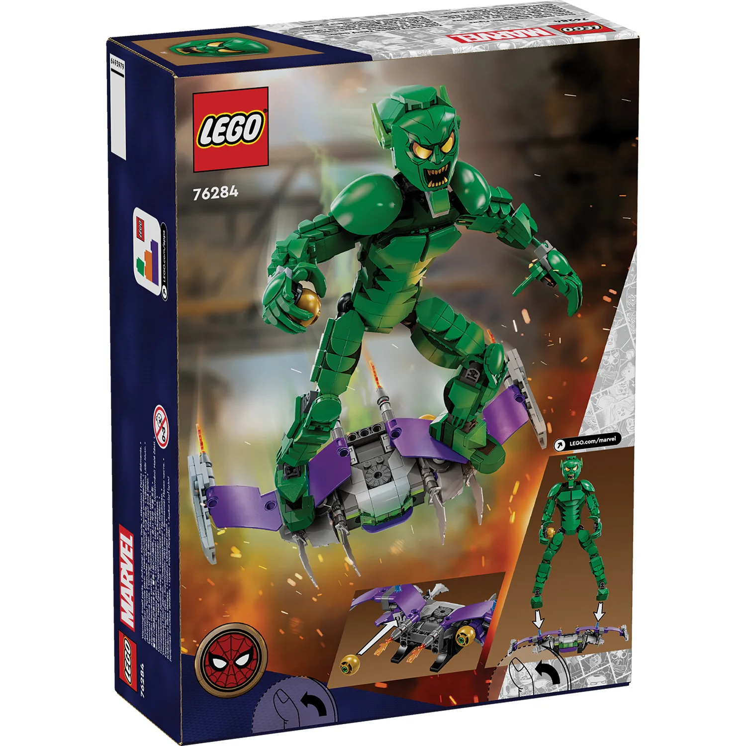 LEGO® Marvel Green Goblin Construction Figure