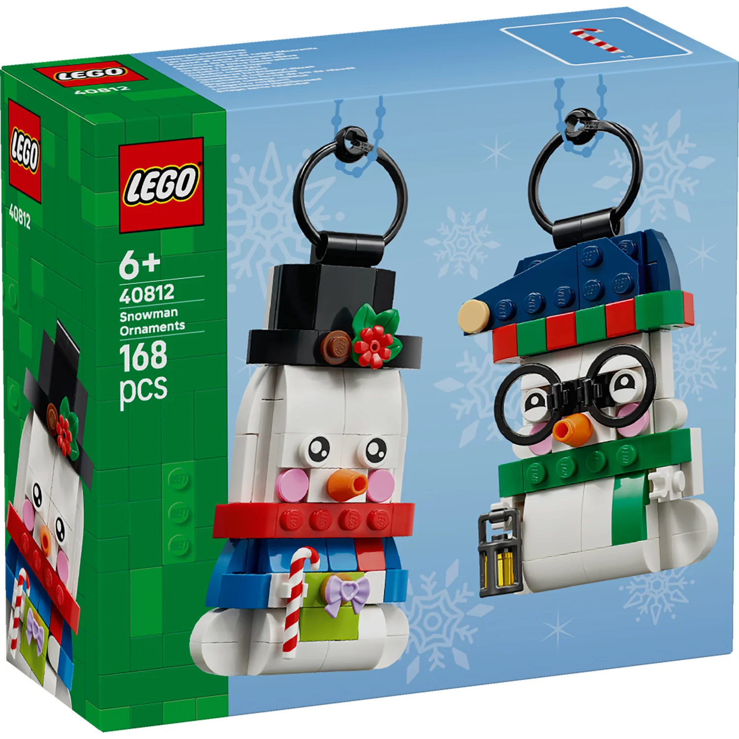 LEGO® Snowman Ornaments