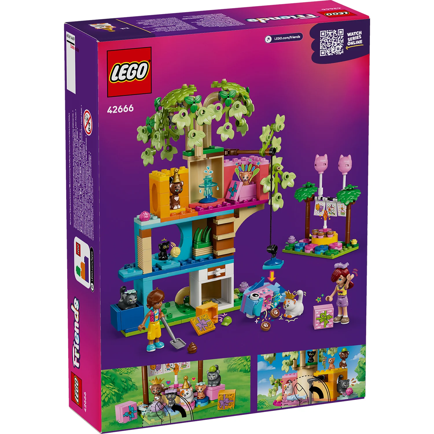 LEGO® Friends™ Cat Birthday Party & Tree House