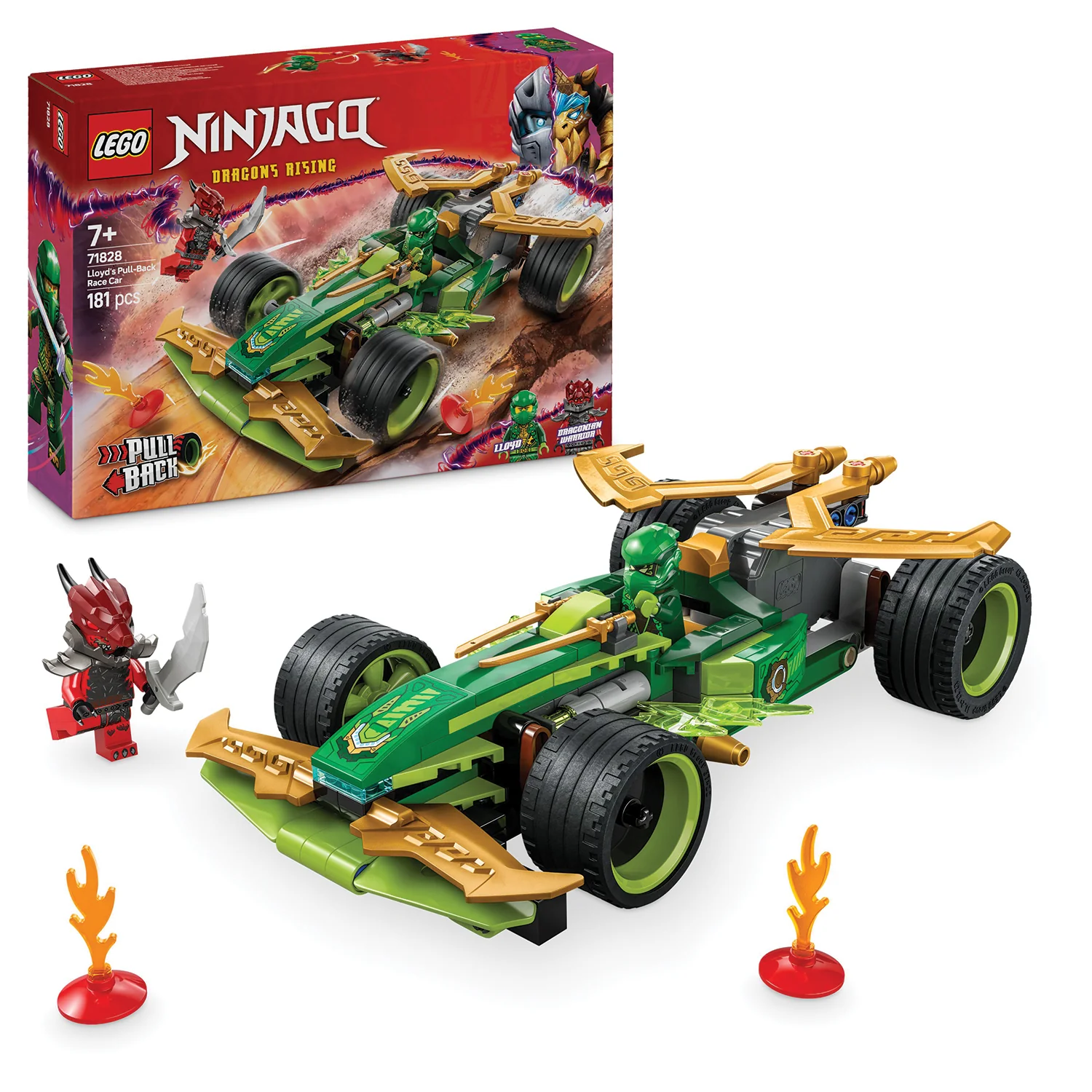 LEGO® NINJAGO® Lloyd’s Pull-Back Race Car