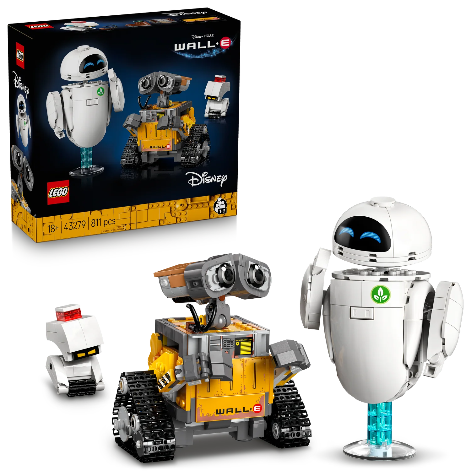 LEGO® Disney and Pixar WALL-E and EVE