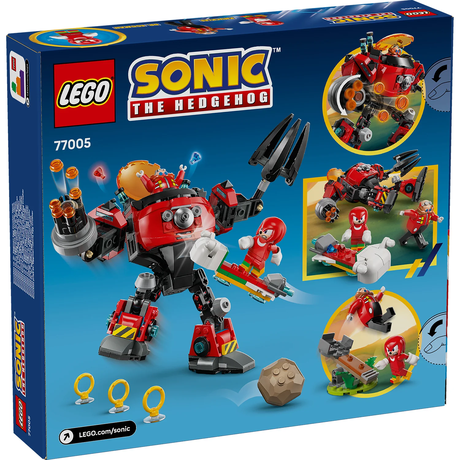 LEGO® Sonic the Hedgehog™ Knuckles vs. Dr. Eggman Egg Crusher Mech