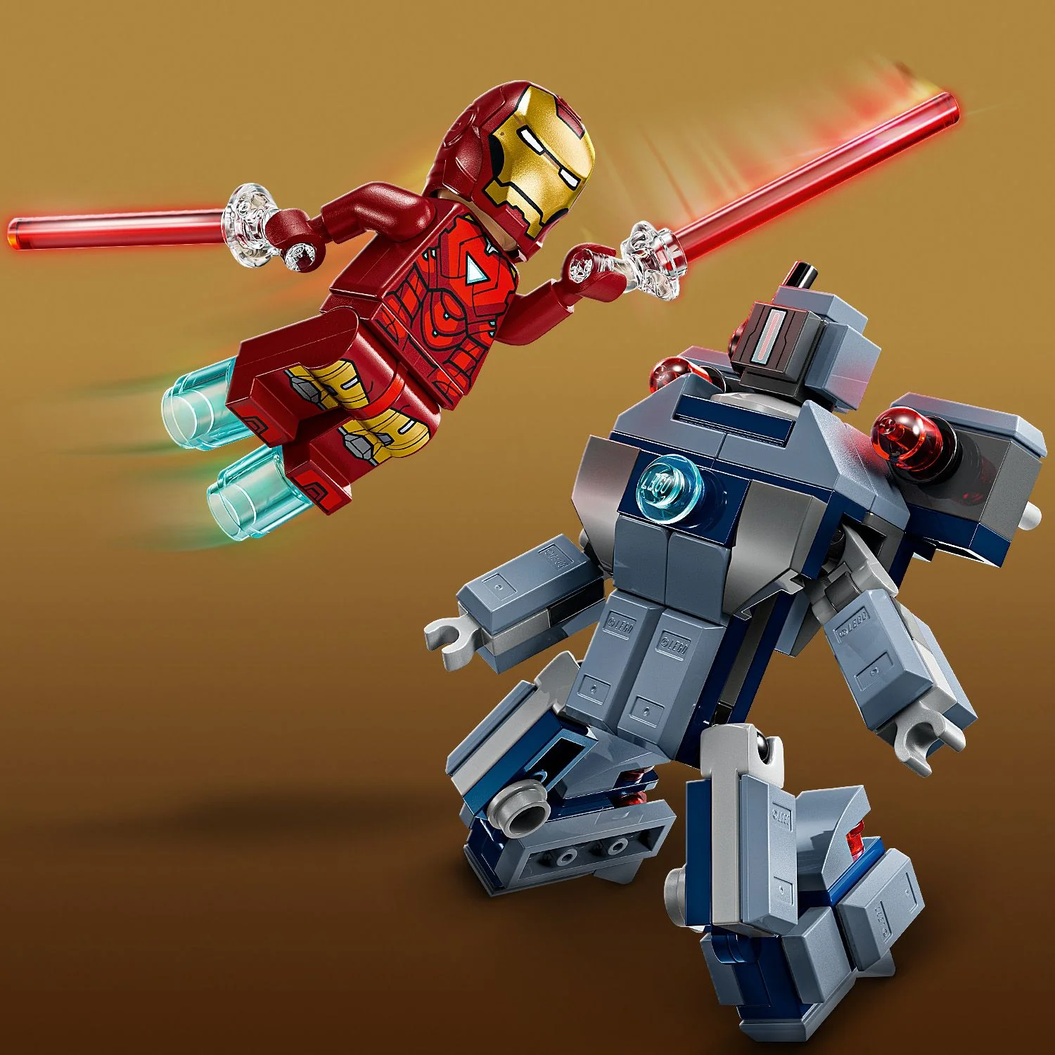 LEGO® Marvel Iron Man & War Machine vs. Hammer Drones
