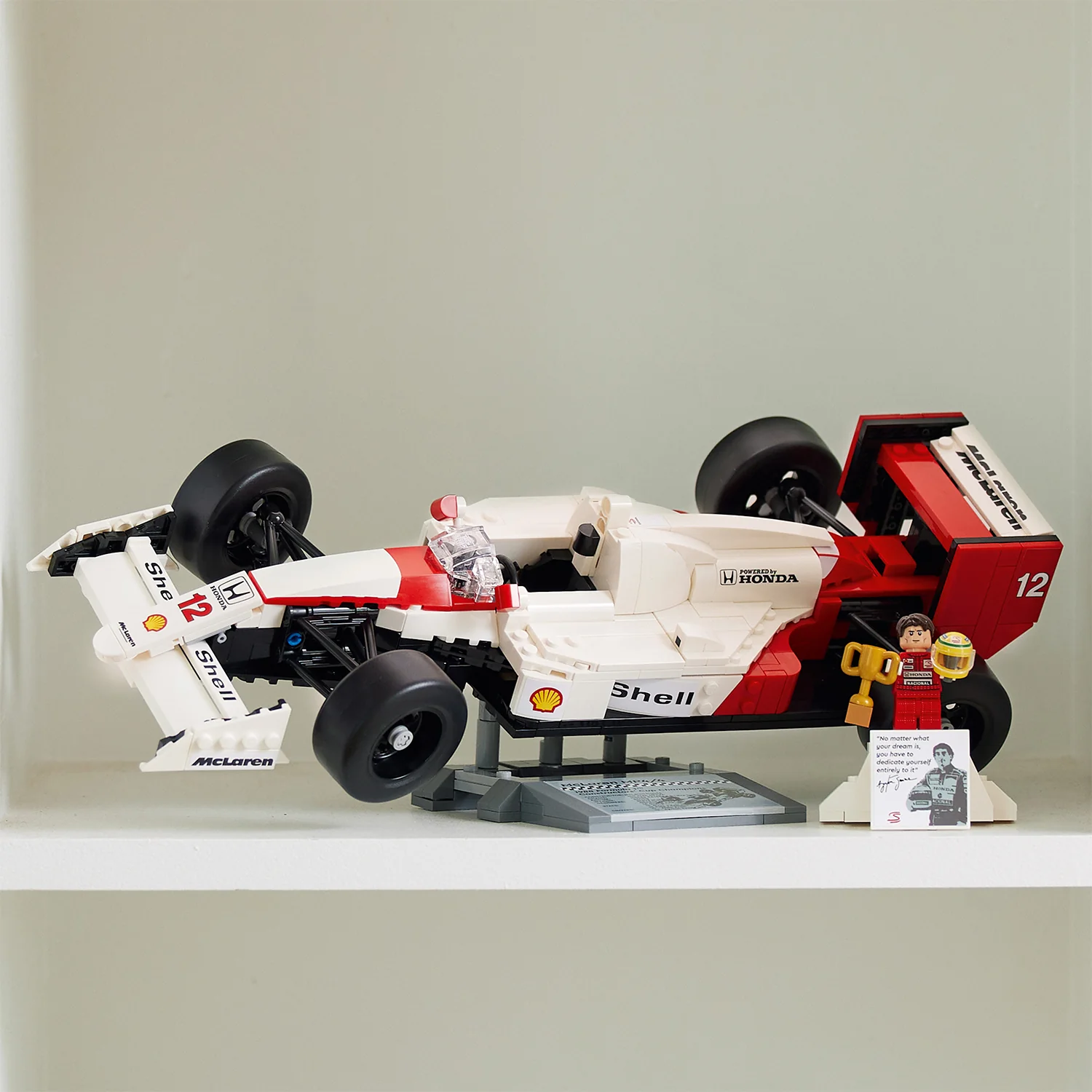 LEGO® ICONS™ McLaren MP4/4 & Ayrton Senna
