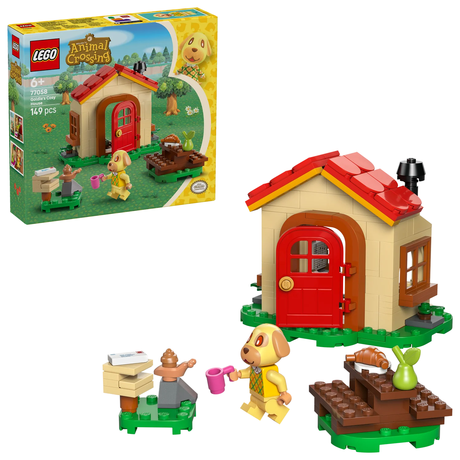 LEGO® Animal Crossing™ Goldie’s Cosy House