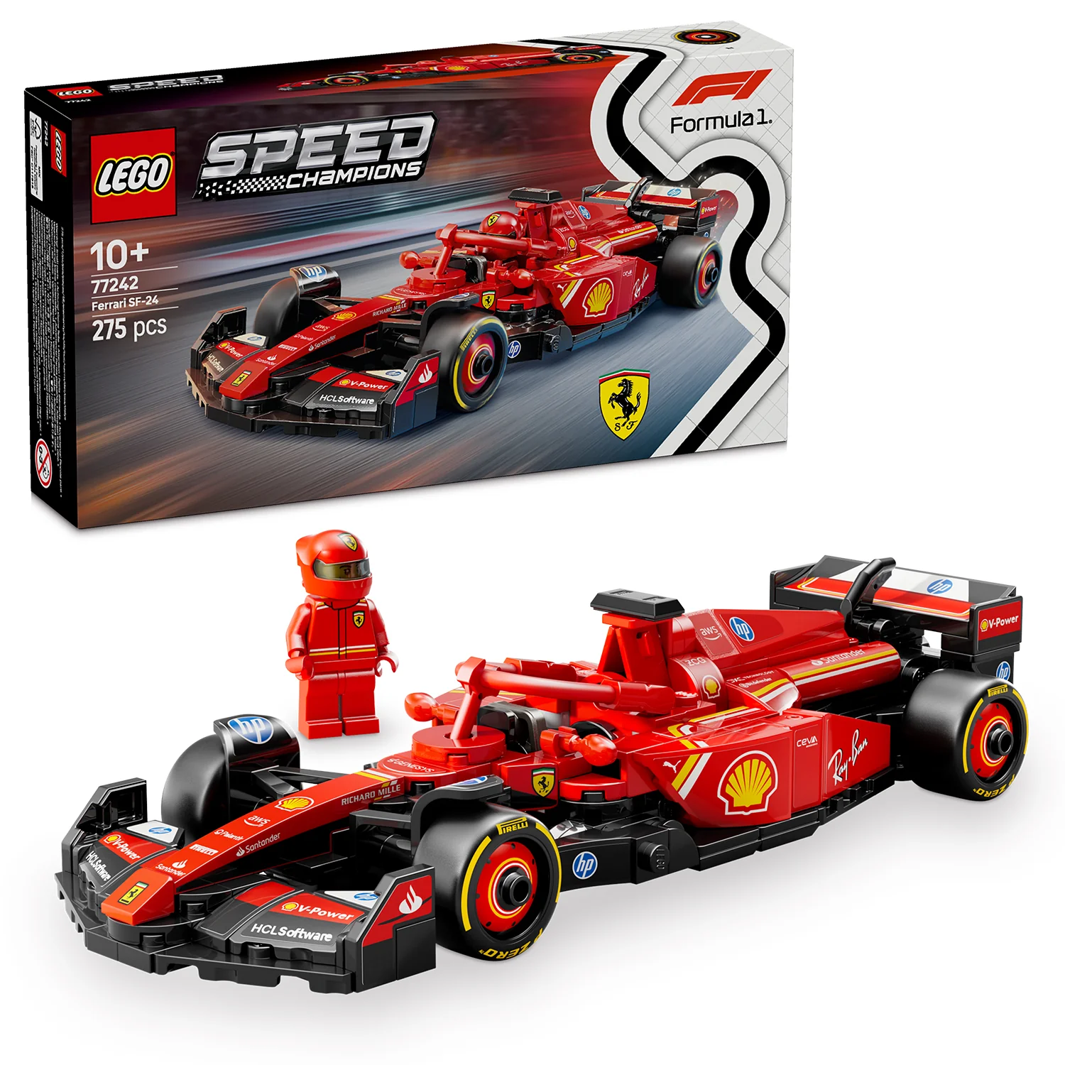 LEGO® Speed Champions Ferrari SF-24 F1® Race Car