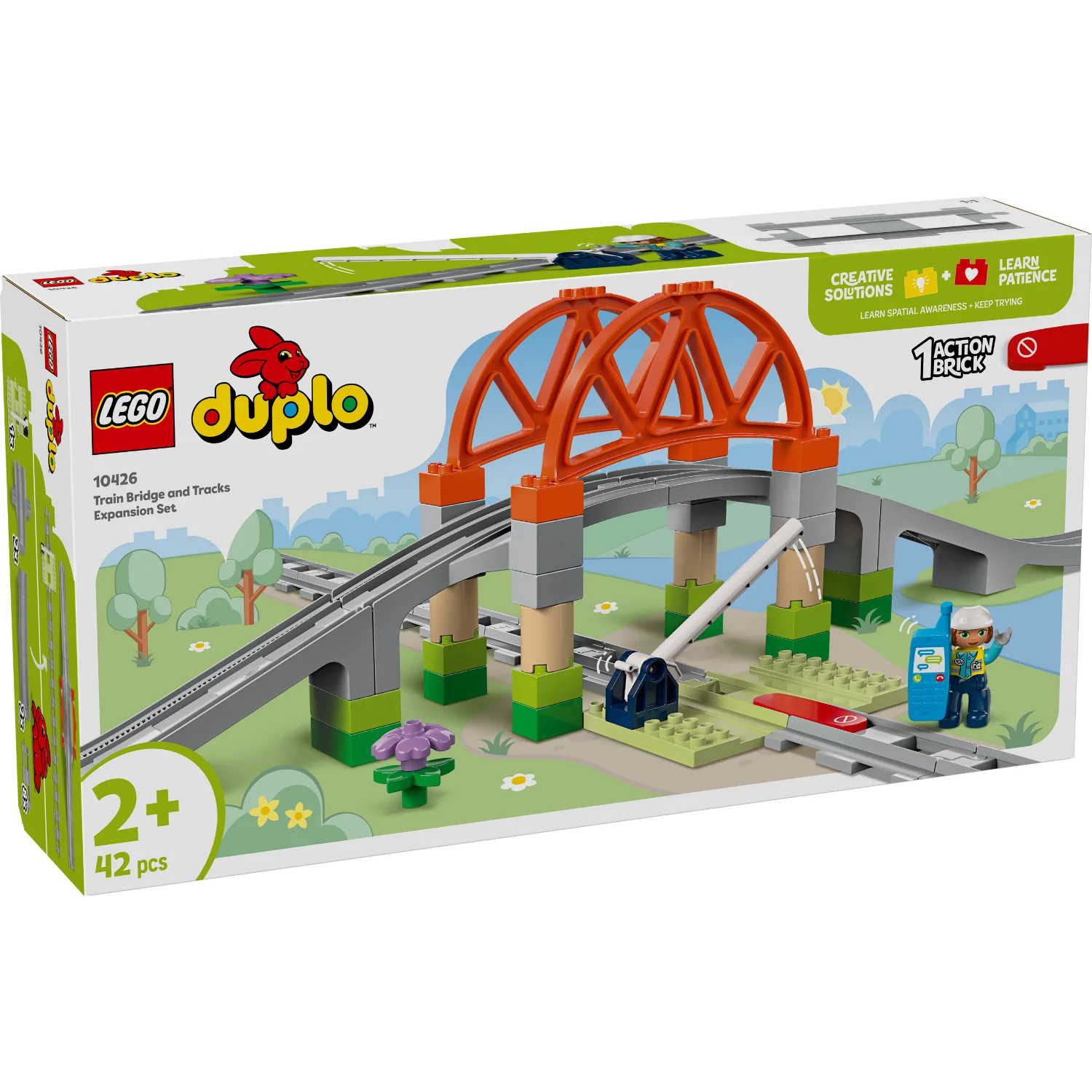 LEGO® DUPLO™ Train Bridge and Tracks Expansion Set