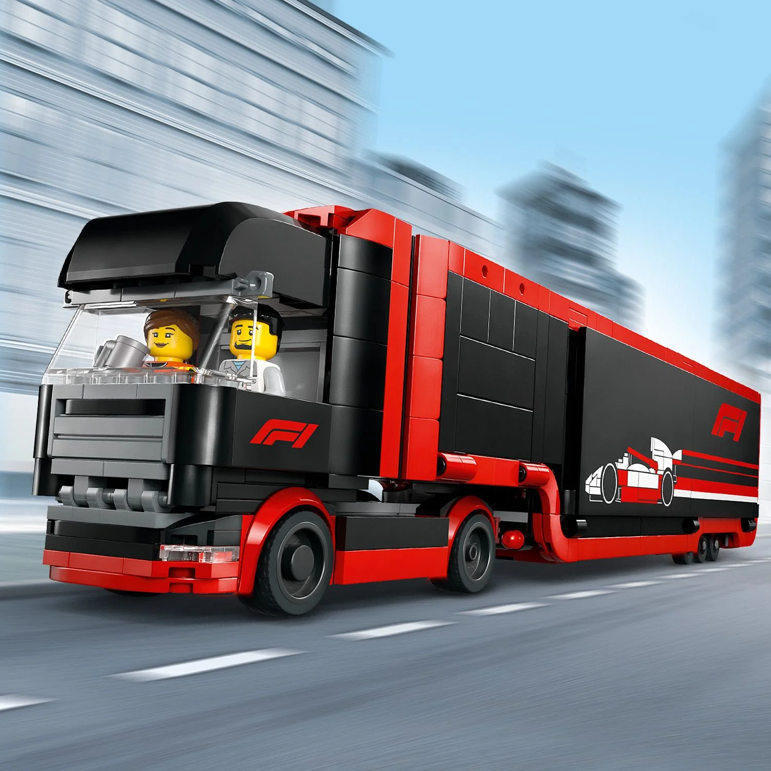 LEGO® City F1® Truck with RB20 & AMR24 F1® Cars