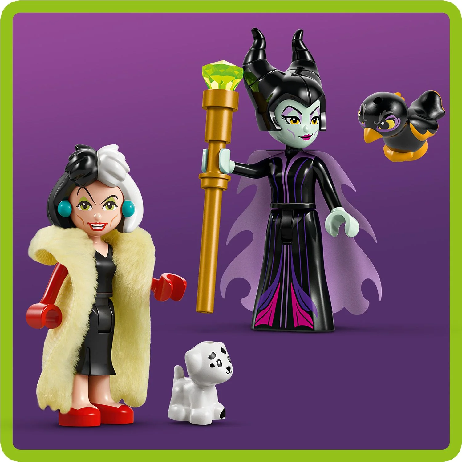 LEGO® Disney™ Villains Maleficent’s and Cruella De Vil’s Dresses