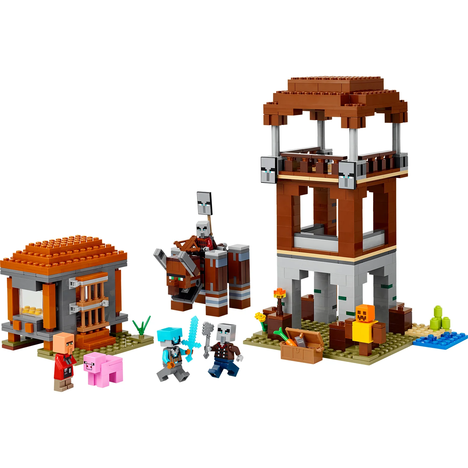 LEGO® Minecraft® The Pillager Outpost and Ravager