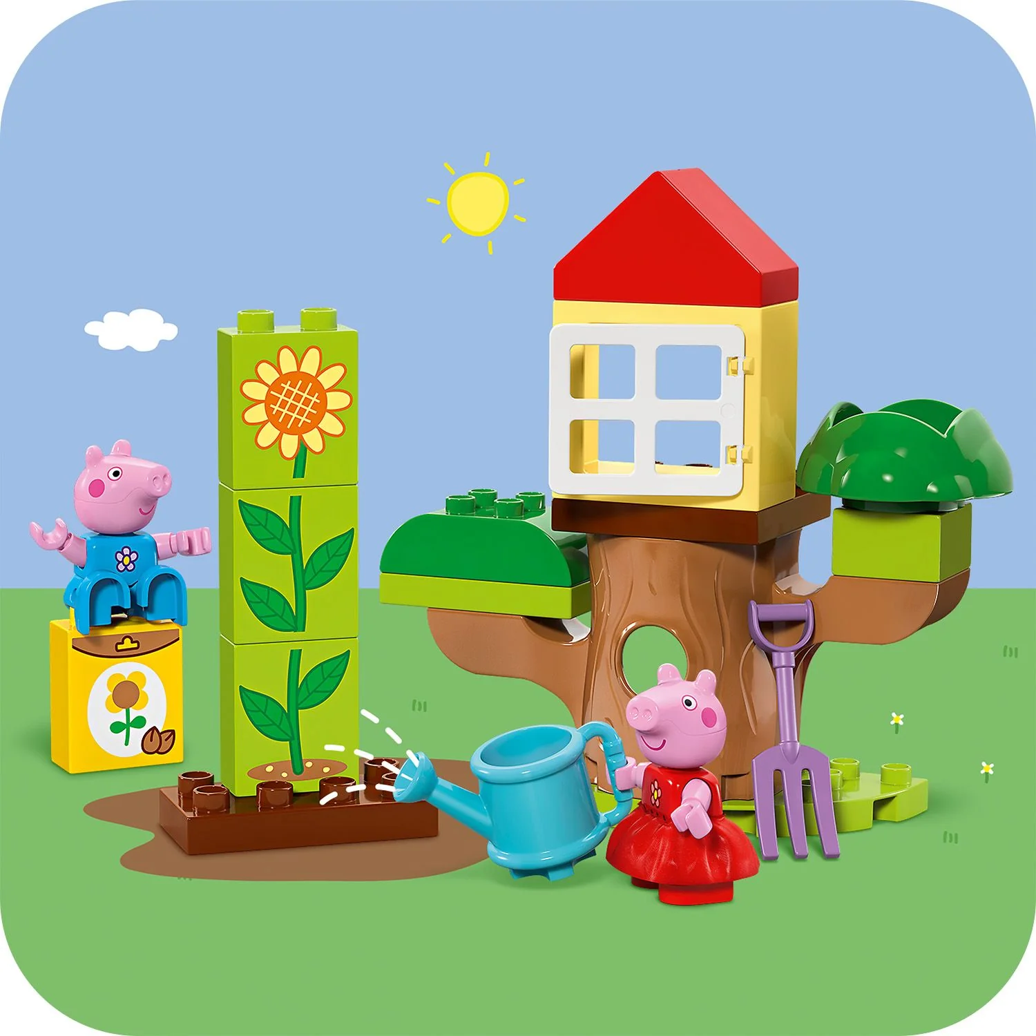 LEGO® DUPLO™ Peppa Pig Garden and Tree House