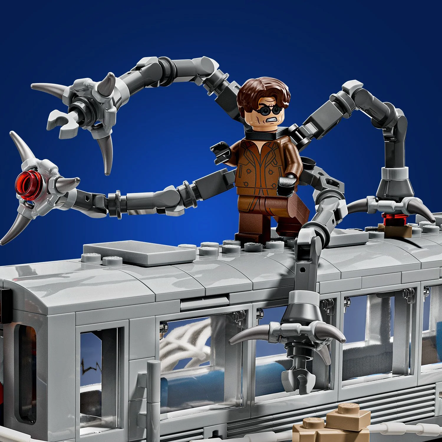 LEGO® Marvel Spider-Man vs. Doc Ock Subway Train Scene