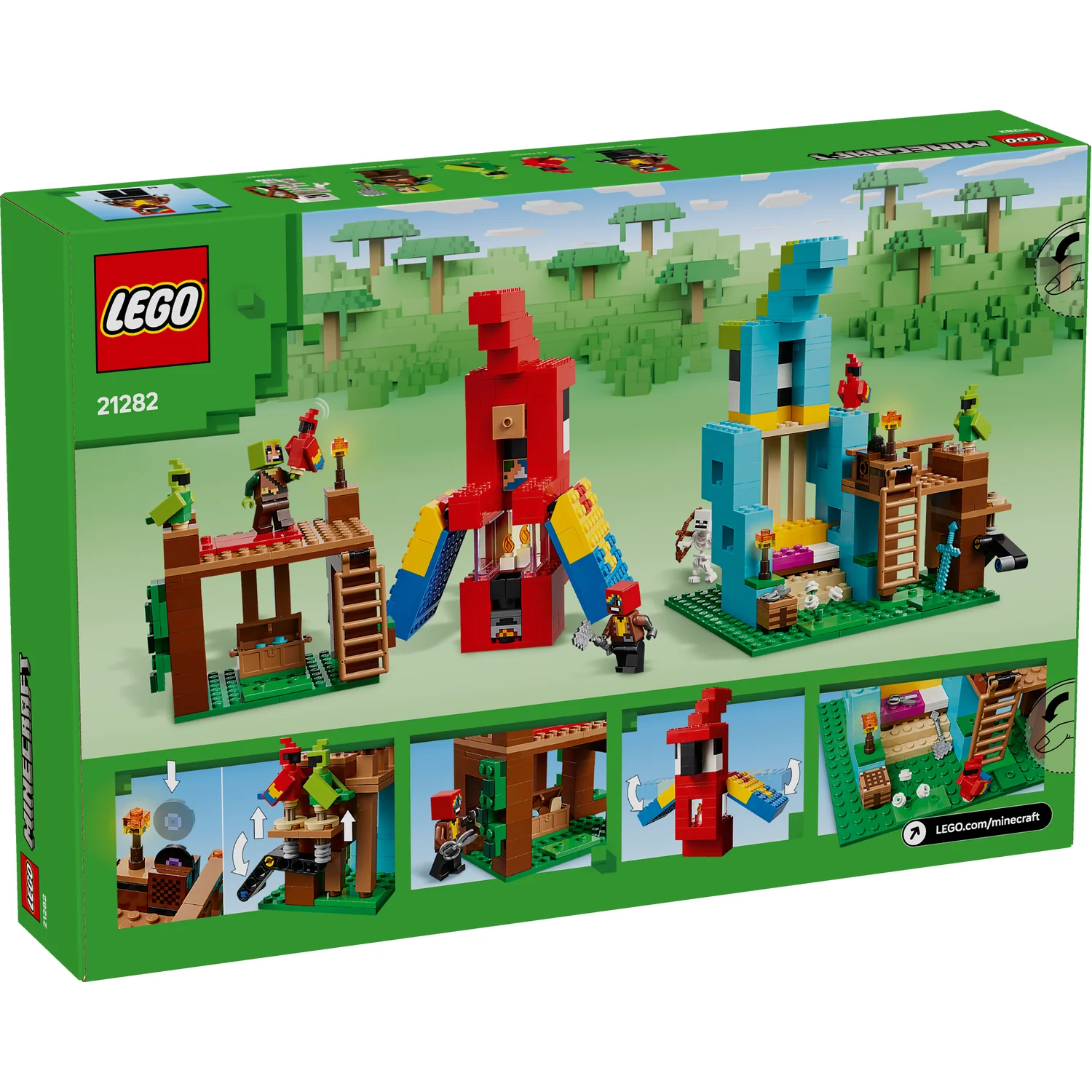 LEGO® Minecraft® The Parrot Houses