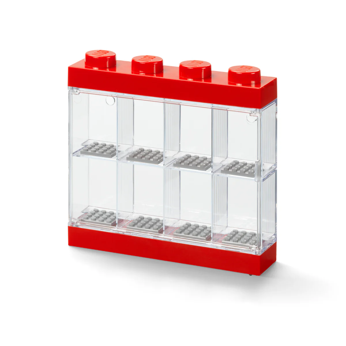 LEGO® 8-Minifigure Display Case - Red