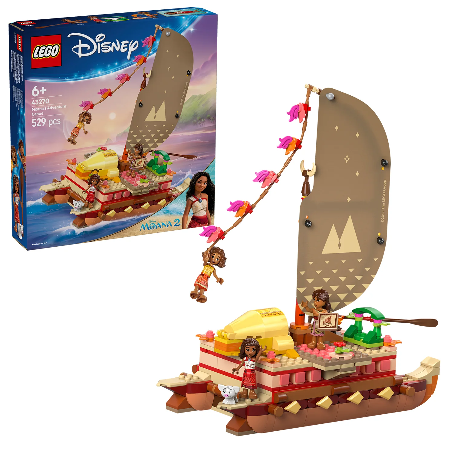 LEGO® Disney™ Moana's Adventure Canoe