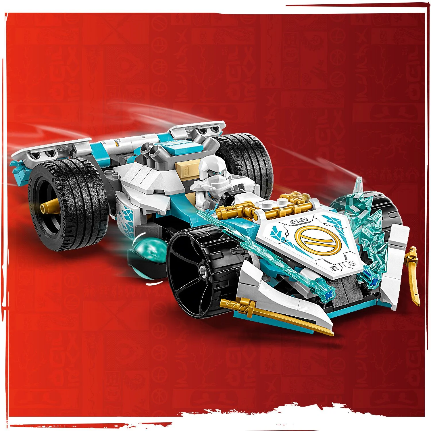 LEGO® NINJAGO® Zane’s Dragon Power Spinjitzu Race Car
