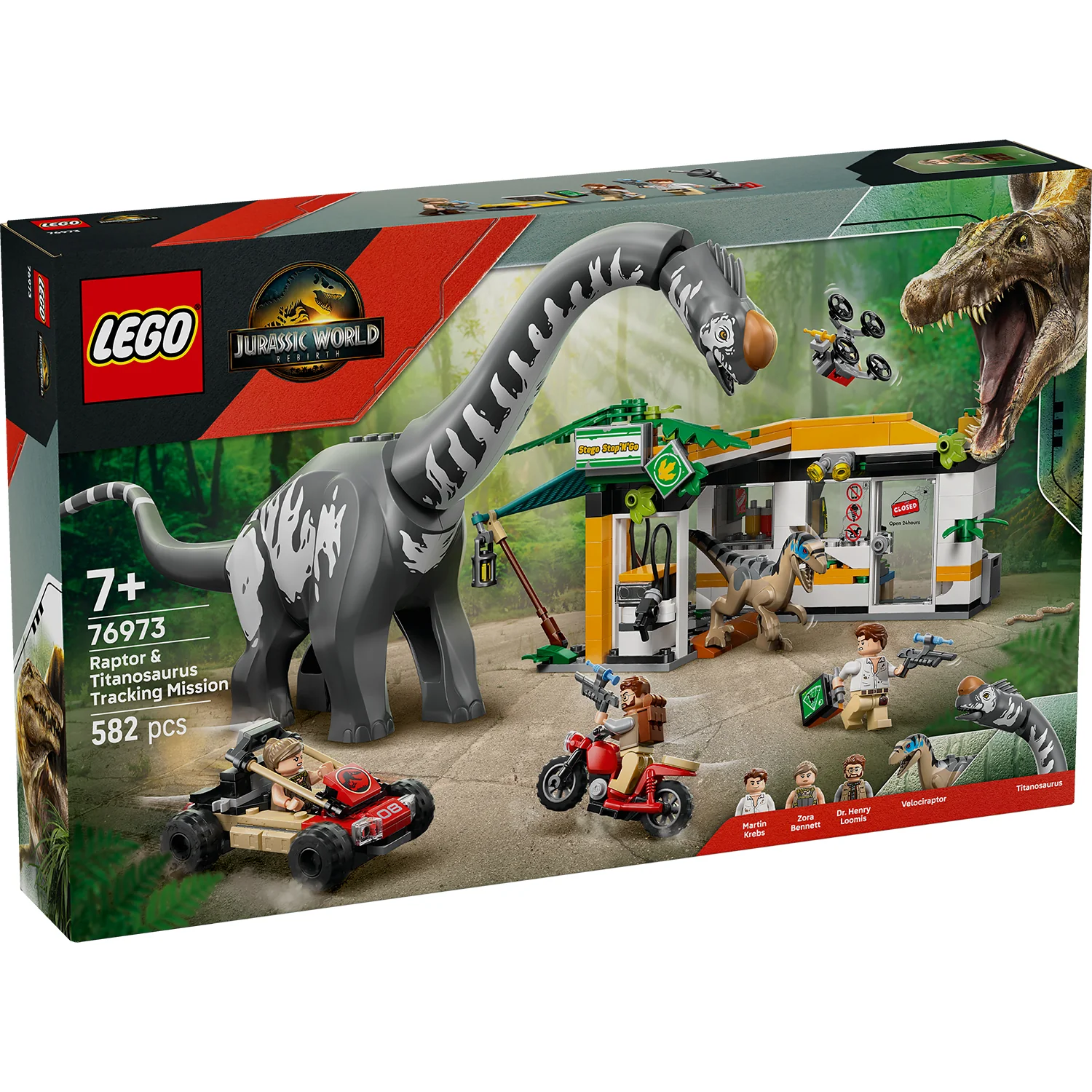 LEGO® Jurassic World Raptor & Titanosaurus Tracking Mission