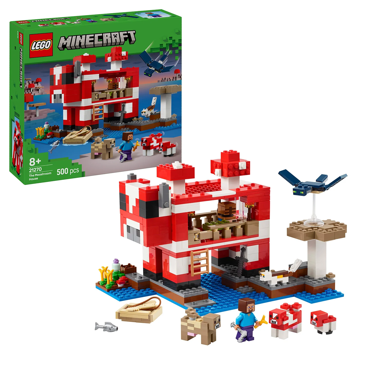 LEGO® Minecraft® The Mooshroom House