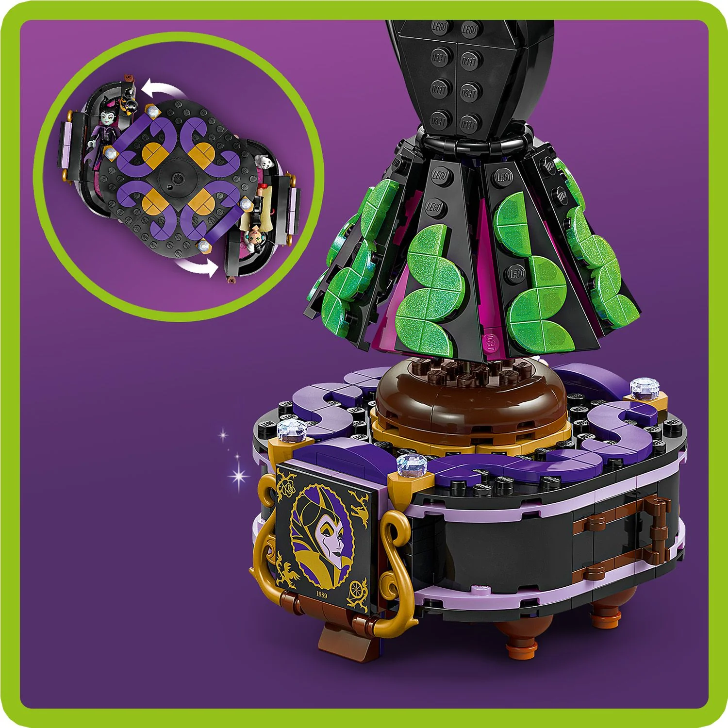 LEGO® Disney™ Villains Maleficent’s and Cruella De Vil’s Dresses