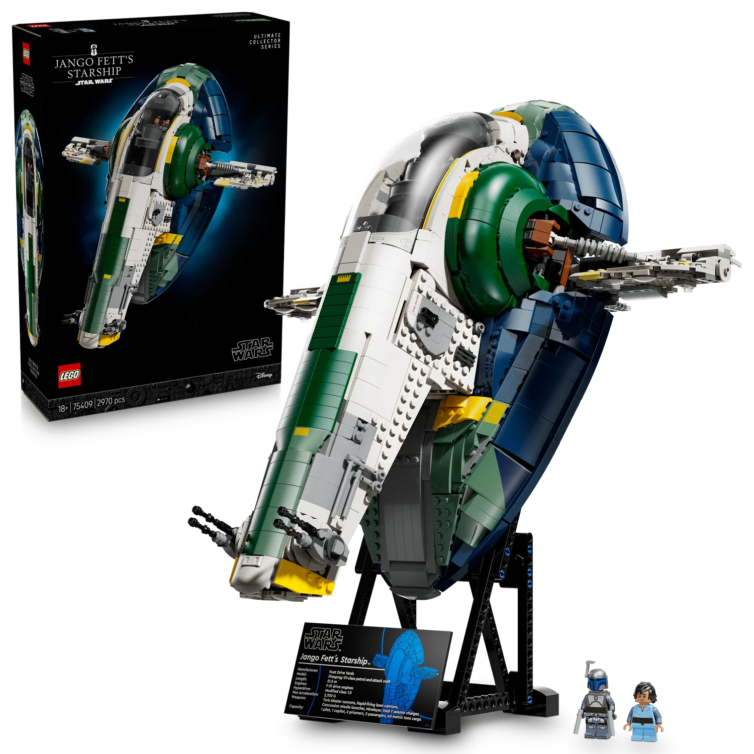 LEGO® Star Wars™ Jango Fett’s Firespray-Class Starship