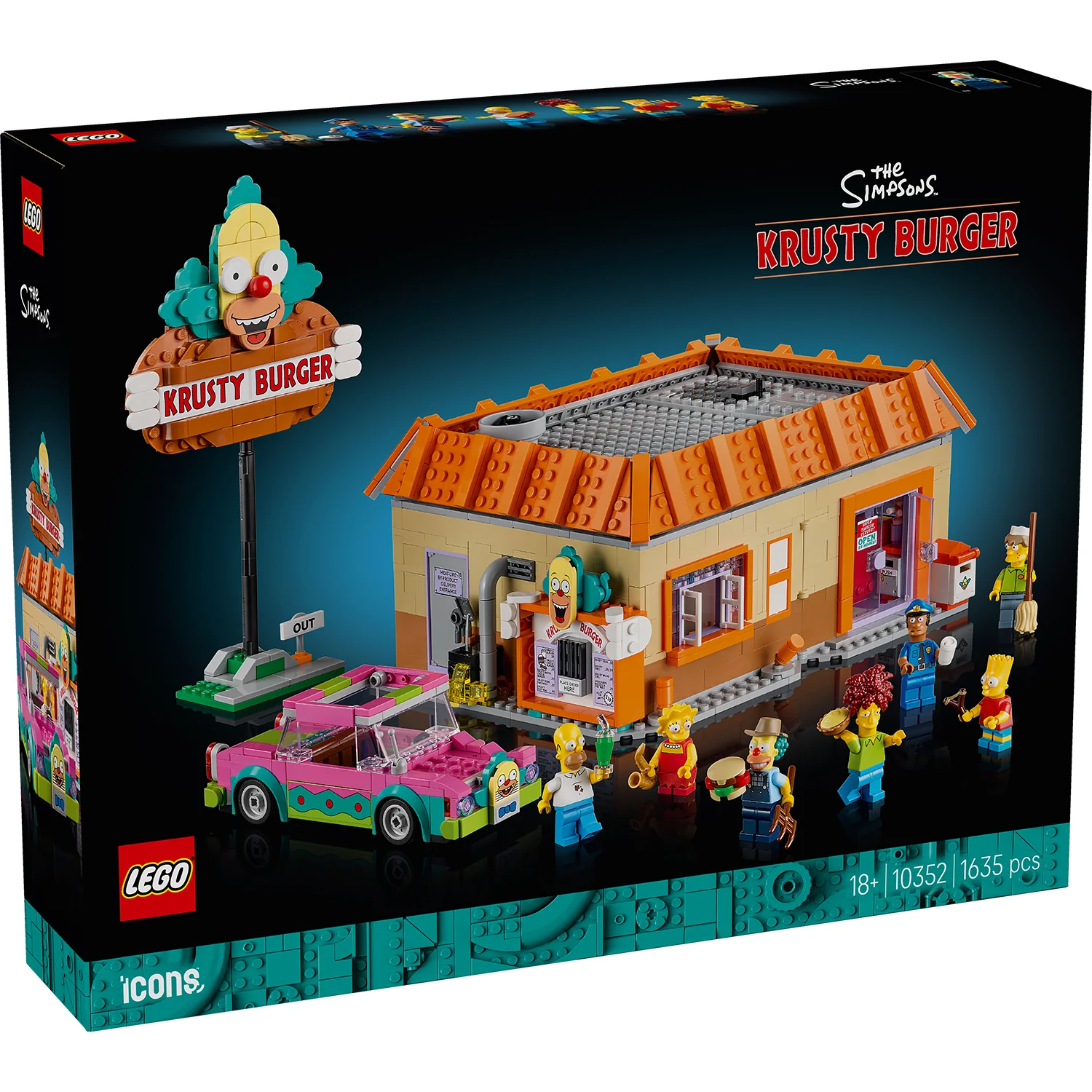 LEGO® ICONS™ The Simpsons™: Krusty Burger