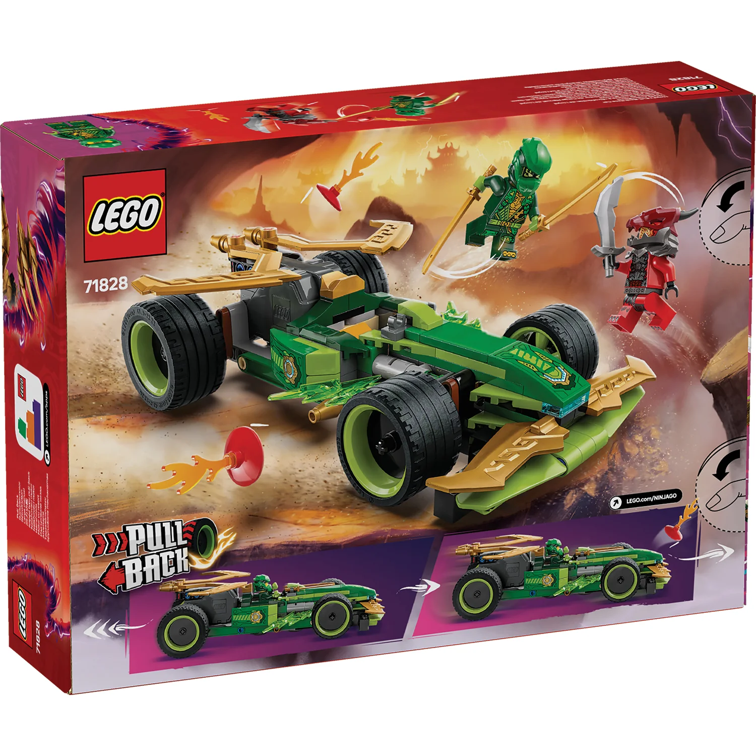 LEGO® NINJAGO® Lloyd’s Pull-Back Race Car