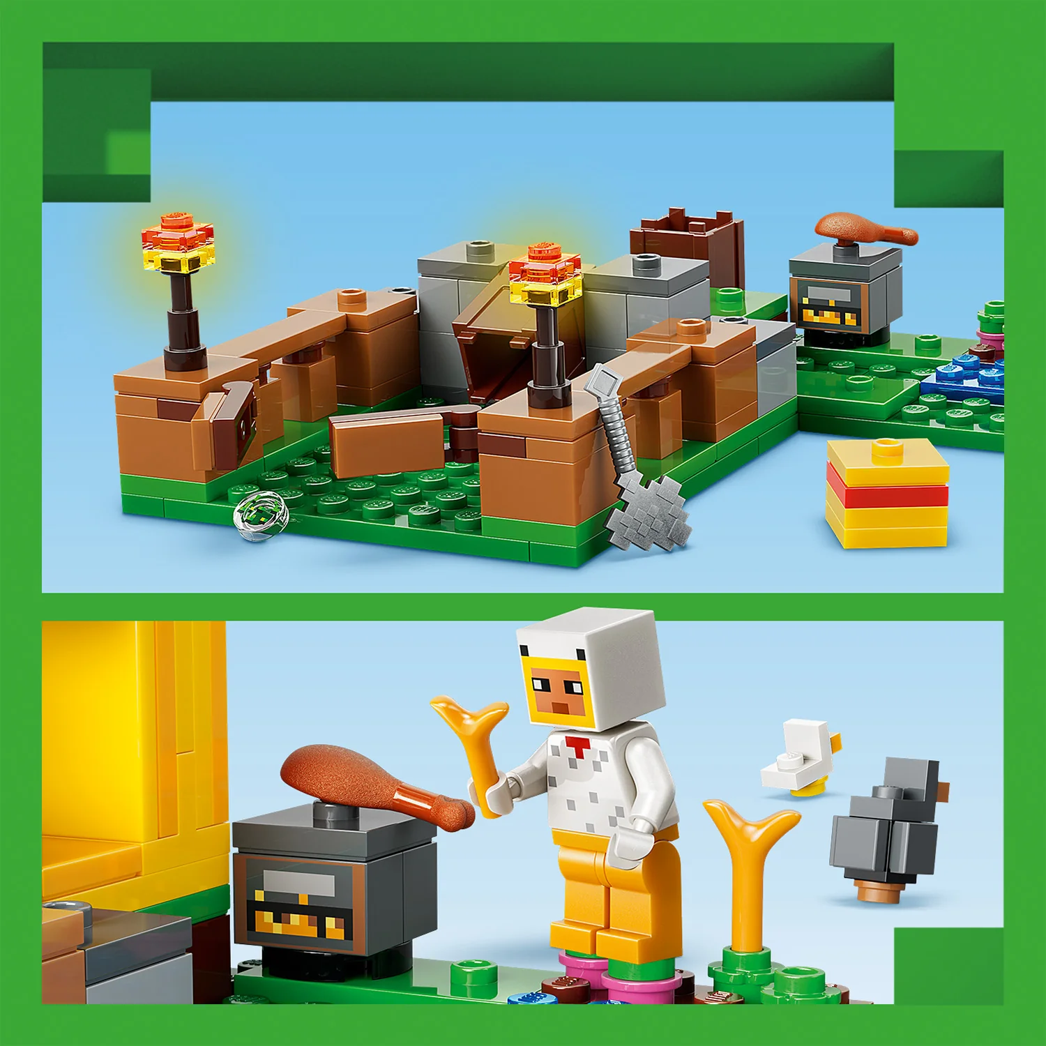 LEGO® Minecraft® Chicken Farm