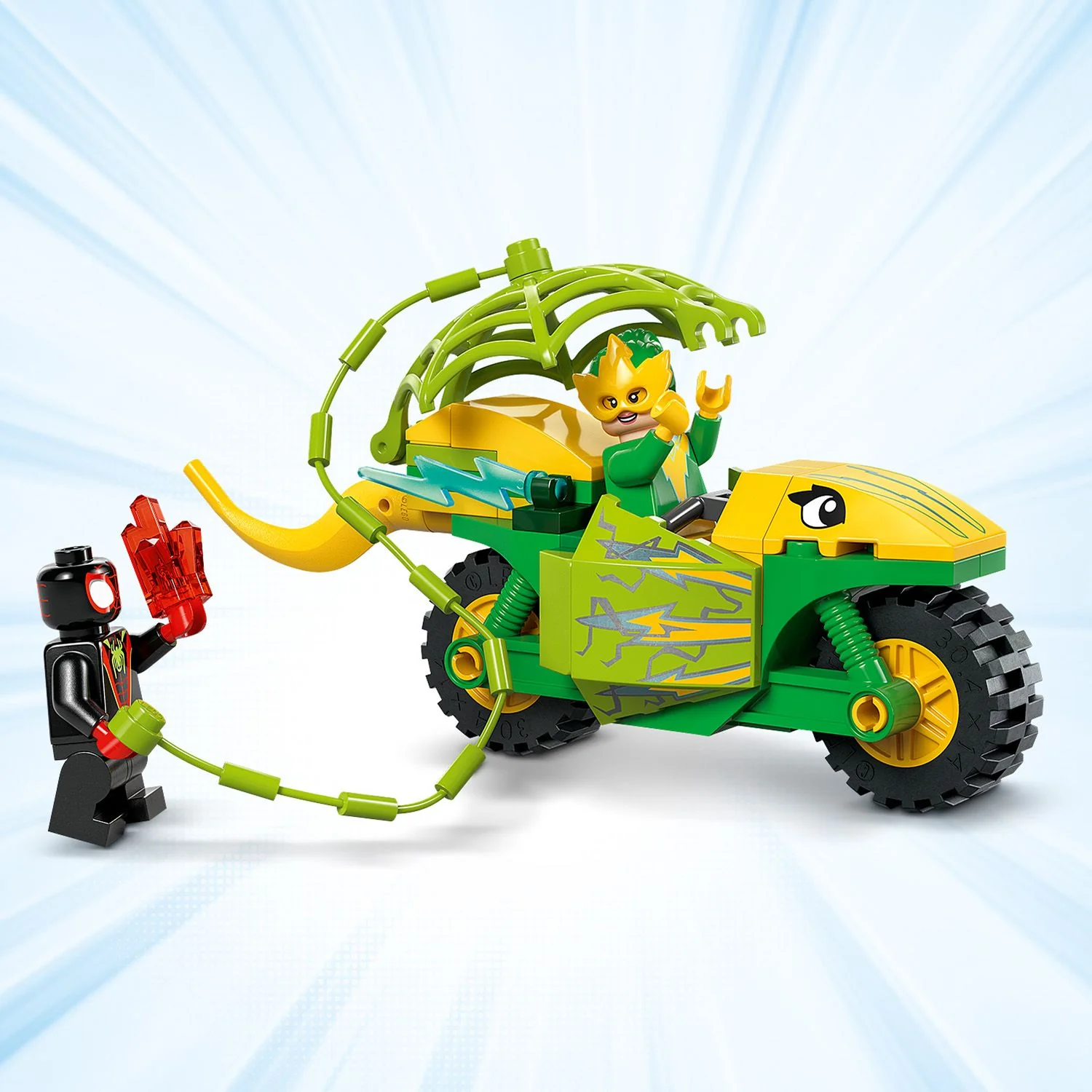 LEGO® Marvel Spidey And His Amazing Friends Spin and Electro Dinosaur Vehicle Chase