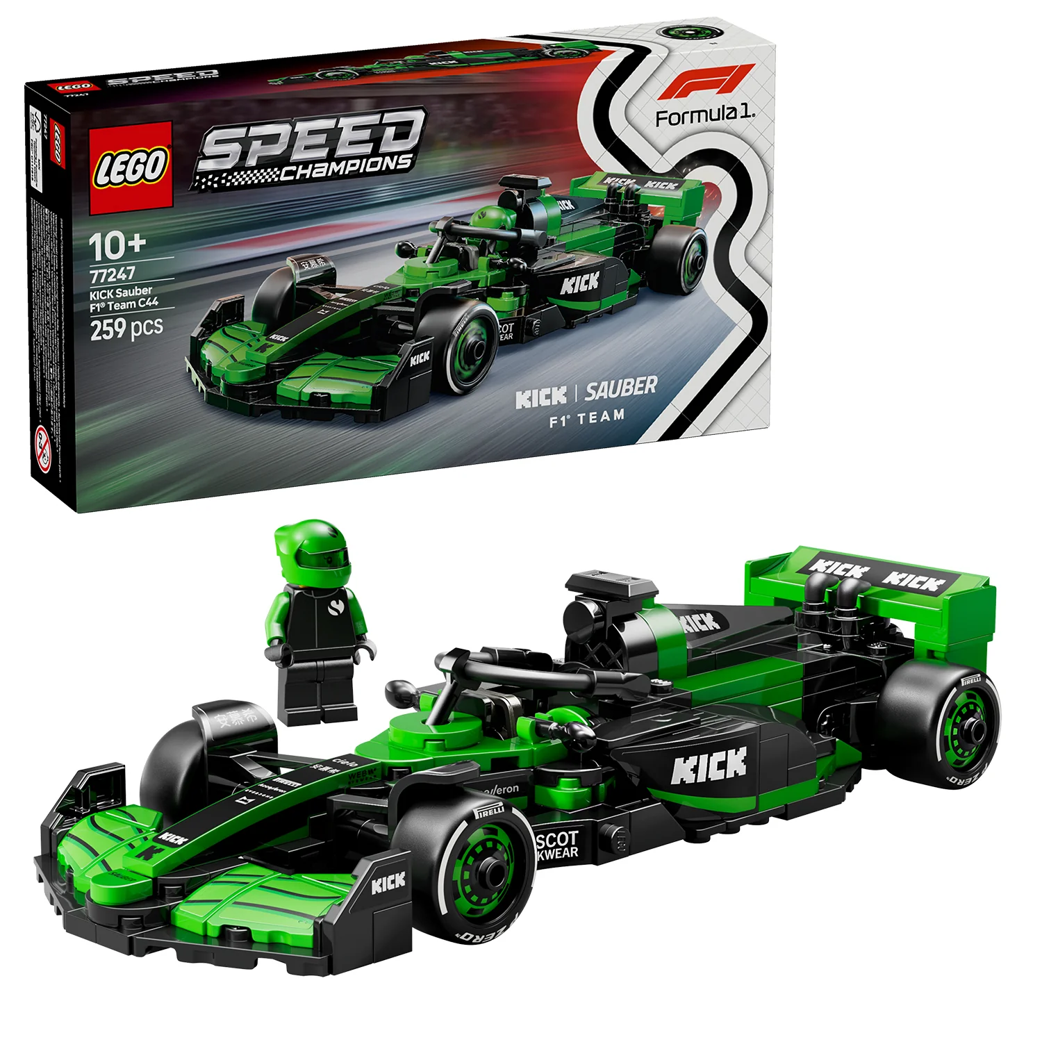 LEGO® Speed Champions - KICK Sauber F1® Team C44 Race Car