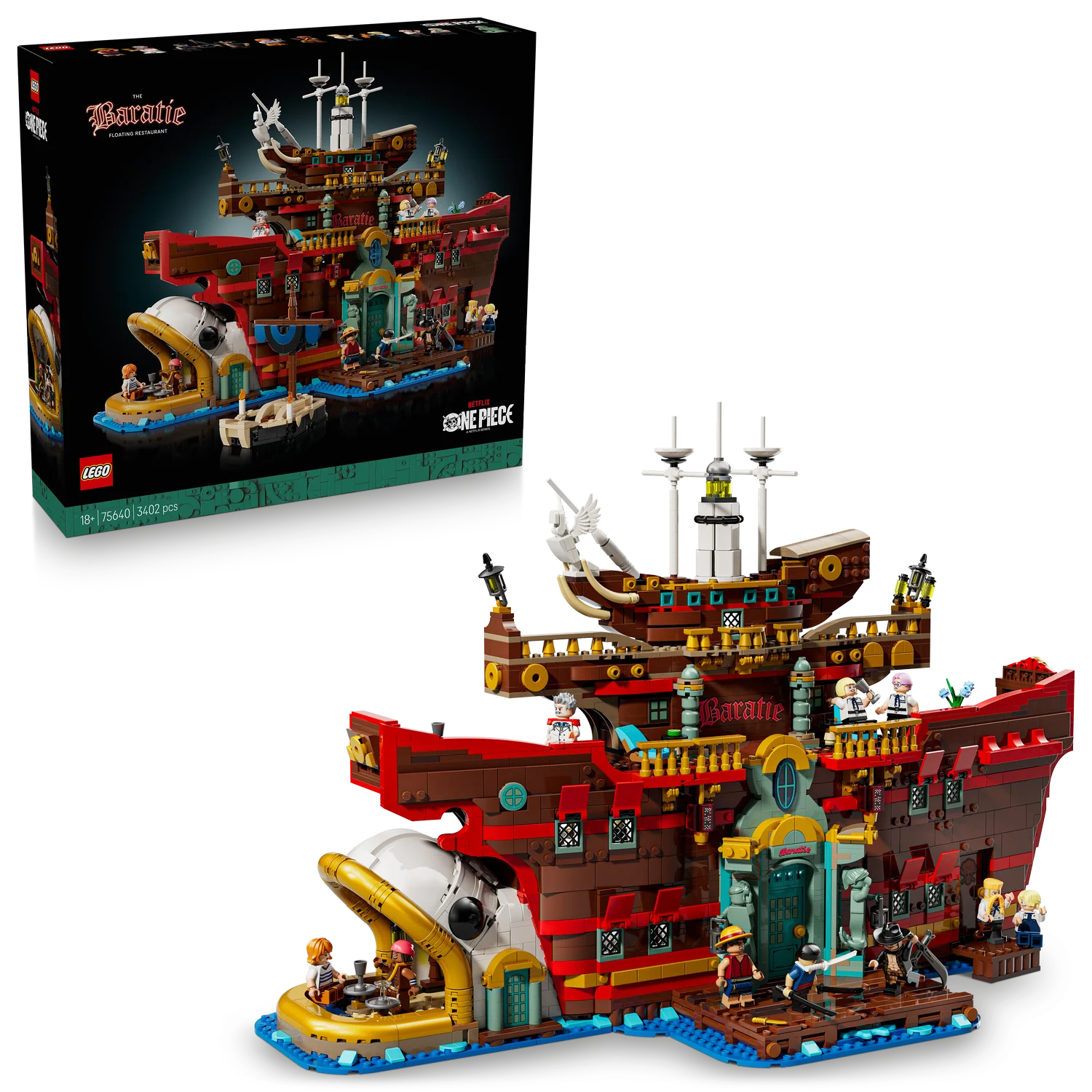 LEGO® ONE PIECE The Baratie Floating Restaurant
