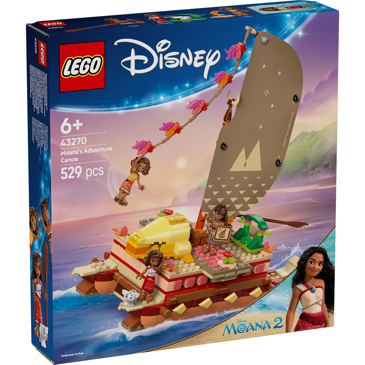 LEGO® Disney™ Moana's Adventure Canoe