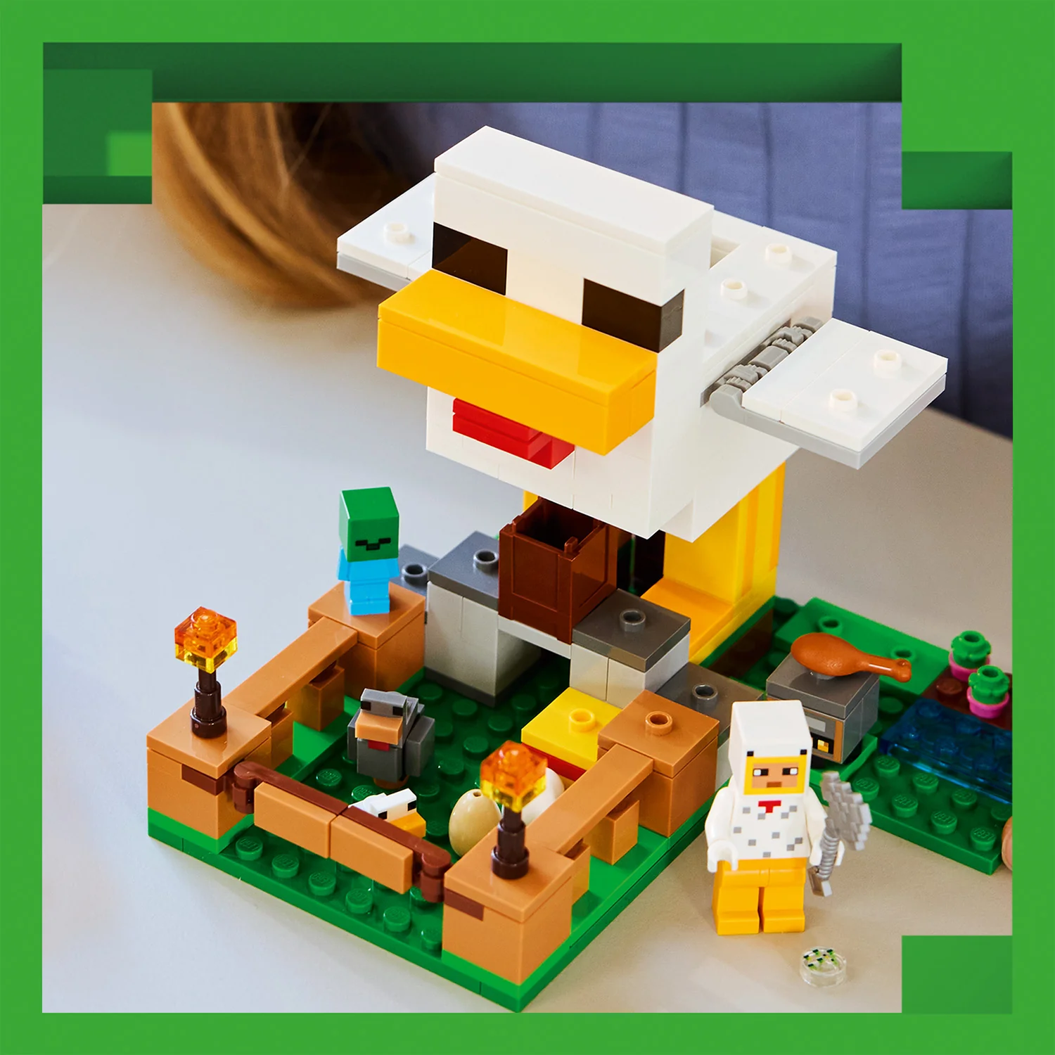 LEGO® Minecraft® Chicken Farm